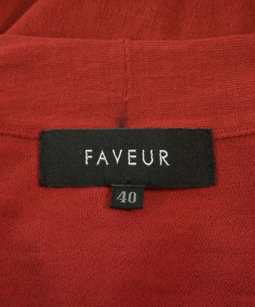 FAVEUR（ファヴール）カーディガン 赤 サイズ:40(M位) レディース/2200657101022