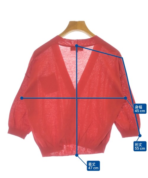 FAVEUR（ファヴール）カーディガン 赤 サイズ:40(M位) レディース/2200657101022