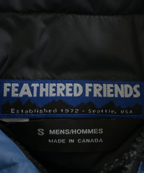 FEATHERED FRIENDS（フェザードフレンズ）ダウンジャケット/ダウンベスト 青 サイズ:S メンズ/2200643196032
