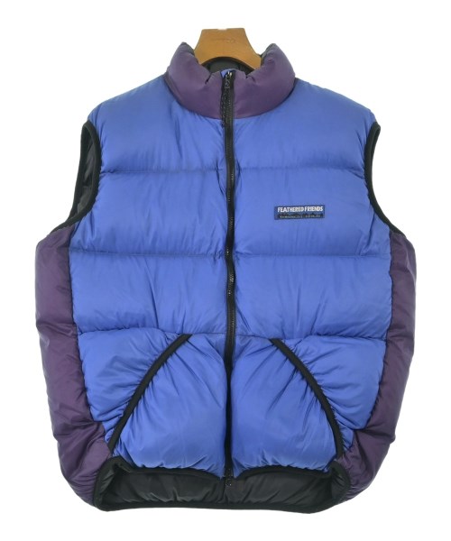 FEATHERED FRIENDS(フェザードフレンズ)ダウンジャケット/ダウンベスト 青 サイズ:L/2200665806032