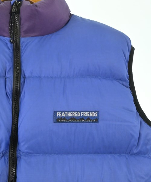 FEATHERED FRIENDS（フェザードフレンズ）ダウンジャケット/ダウンベスト 青 サイズ:L メンズ/2200665806032