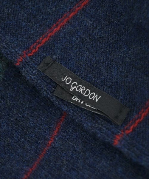 Jo Gordon（ジョーゴードン）ストール 紺 サイズ:- メンズ/2200617133230