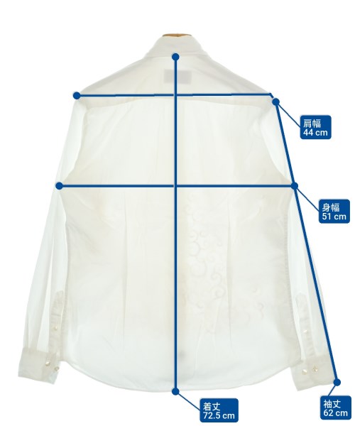 Guglielminotti（グリエルミノッティ）カジュアルシャツ 白 サイズ:38(S位) メンズ/2200652925029