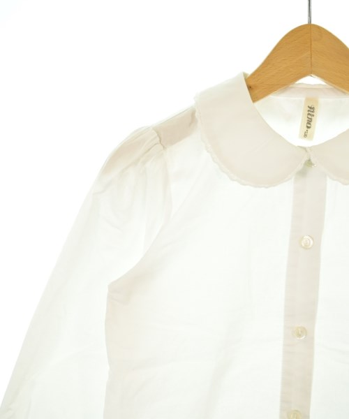 nino（ニノ）シャツ 白 サイズ:120(7T-8T) キッズ/2200646525037