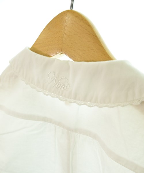 nino（ニノ）シャツ 白 サイズ:120(7T-8T) キッズ/2200646525037