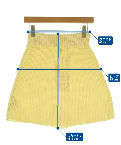 Rodebjer（ロジャー）ロング・マキシ丈スカート 黄 サイズ:XS レディース/2200631195047