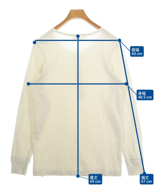 Merz b.Schwanen（メルツベーシュヴァーネン）Tシャツ・カットソー 白 サイズ:6(L位) メンズ/2200695425050