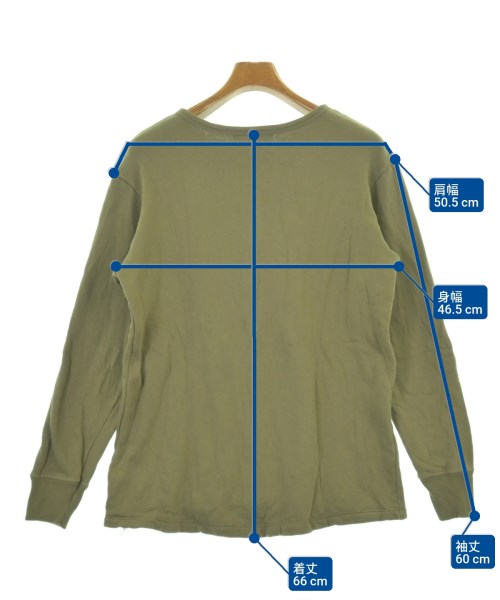 Merz b.Schwanen（メルツベーシュヴァーネン）Tシャツ・カットソー カーキ サイズ:5(M位) メンズ/2200699420167