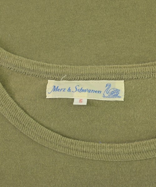 Merz b.Schwanen（メルツベーシュヴァーネン）Tシャツ・カットソー カーキ サイズ:5(M位) メンズ/2200699420198