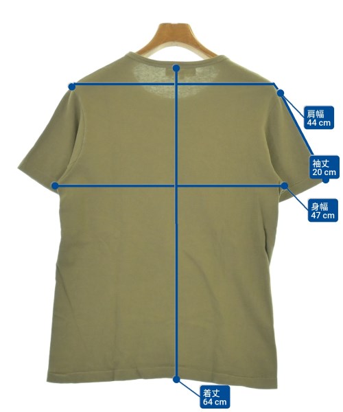 Merz b.Schwanen（メルツベーシュヴァーネン）Tシャツ・カットソー カーキ サイズ:5(M位) メンズ/2200699420198