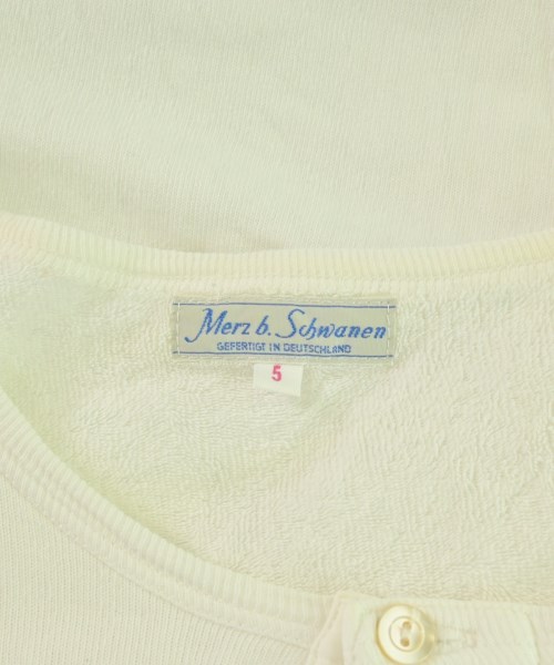 Merz b.Schwanen（メルツベーシュヴァーネン）Tシャツ・カットソー 白 サイズ:5(M位) メンズ/2200699420228