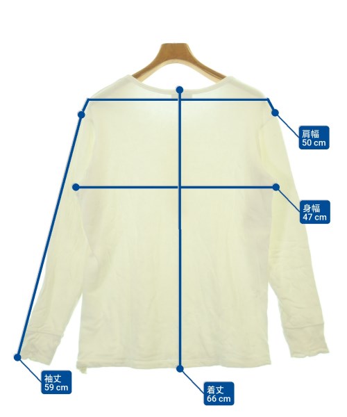 Merz b.Schwanen（メルツベーシュヴァーネン）Tシャツ・カットソー 白 サイズ:5(M位) メンズ/2200699420228