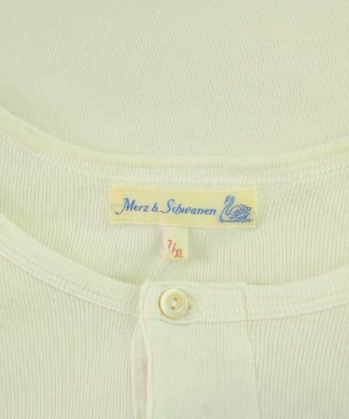 Merz b.Schwanen（メルツベーシュヴァーネン）Tシャツ・カットソー 白 サイズ:7(XL位) メンズ/2200699420273