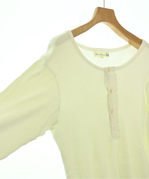 Merz b.Schwanen（メルツベーシュヴァーネン）Tシャツ・カットソー 白 サイズ:7(XL位) メンズ/2200699420273