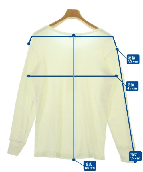 Merz b.Schwanen（メルツベーシュヴァーネン）Tシャツ・カットソー 白 サイズ:7(XL位) メンズ/2200699420273