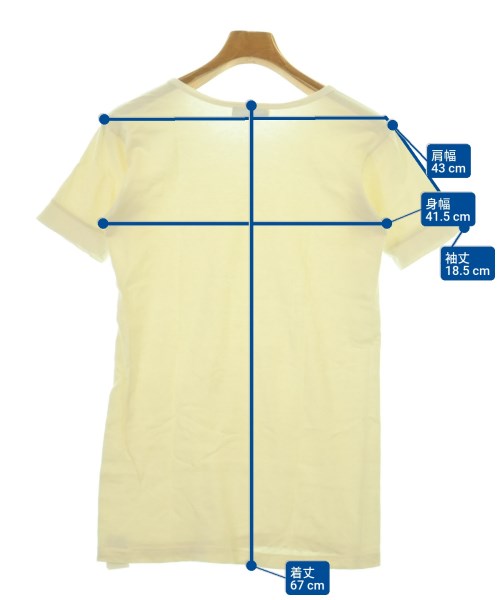 Merz b.Schwanen（メルツベーシュヴァーネン）Tシャツ・カットソー 黄 サイズ:4(S位) メンズ/2200699420280