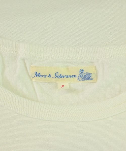 Merz b.Schwanen（メルツベーシュヴァーネン）Tシャツ・カットソー 白 サイズ:5(M位) メンズ/2200699420303