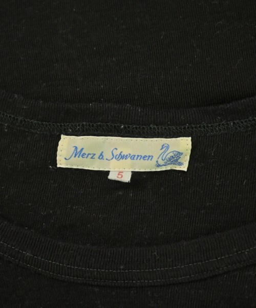 Merz b.Schwanen（メルツベーシュヴァーネン）Tシャツ・カットソー 黒 サイズ:5(M位) メンズ/2200699420310