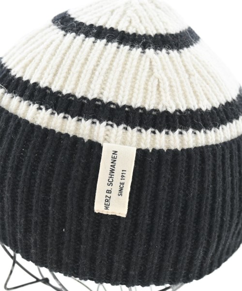 Merz b.Schwanen（メルツベーシュヴァーネン）ニットキャップ・ビーニー 黒 サイズ:- メンズ/2200669907568