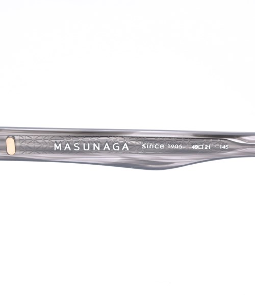 MASUNAGA（マスナガ）メガネ グレー サイズ:- メンズ/2200723039075