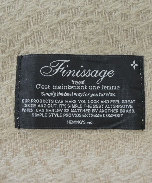 Finissage（フィニサージュ）ストール ベージュ サイズ:- レディース/2200690561067