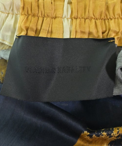 VLADIMIR KARALEEV（ブラディミアカラリーヴ）ロング・マキシ丈スカート 紺 サイズ:-(M位) レディース/2200644660051
