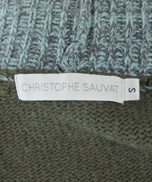 CHRISTOPHE SAUVAT（クリストフソバ）カーディガン カーキ サイズ:S メンズ/2200676284157