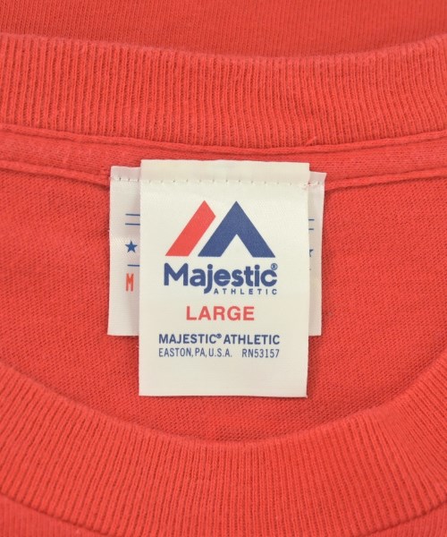 MAJESTIC（マジェスティック）Tシャツ・カットソー 赤 サイズ:L メンズ/2200698445116