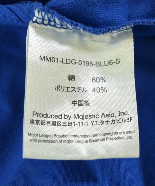 MAJESTIC（マジェスティック）Tシャツ・カットソー 青 サイズ:-(XS位) メンズ/2200717861118