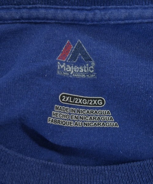 MAJESTIC（マジェスティック）Tシャツ・カットソー 青 サイズ:2XL メンズ/2200688111083