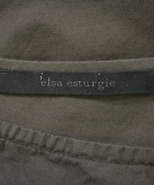 elsa esturgie（エルザエストロジー）ブラウス 茶 サイズ:38(M位) レディース/2200611494061