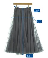 illico（イリコ）ロング・マキシ丈スカート グレー サイズ:F レディース/2200637522045