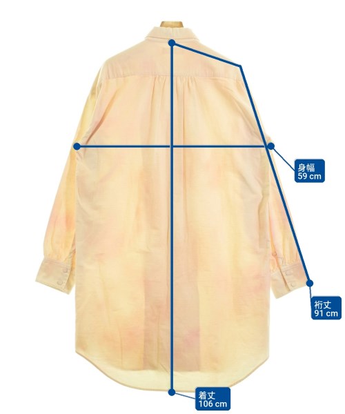 meagratia（メアグラーティア）カジュアルシャツ オレンジ サイズ:-(XL位) メンズ/2200661827093