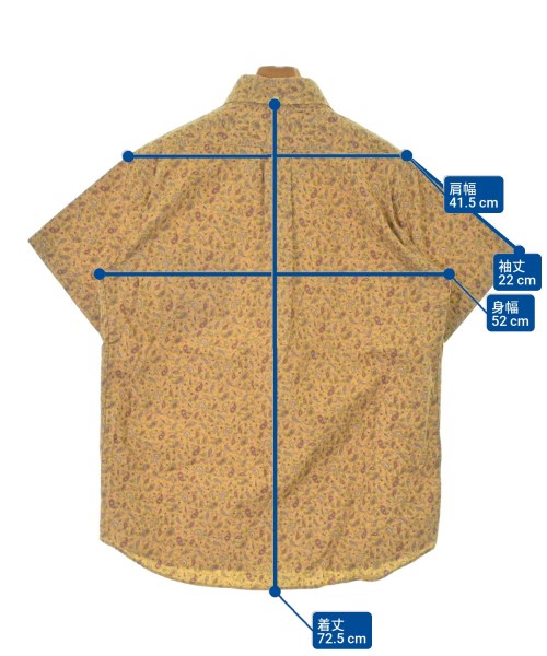CUSHMAN（クッシュマン）カジュアルシャツ 黄 サイズ:-(L位) メンズ/2200657460105