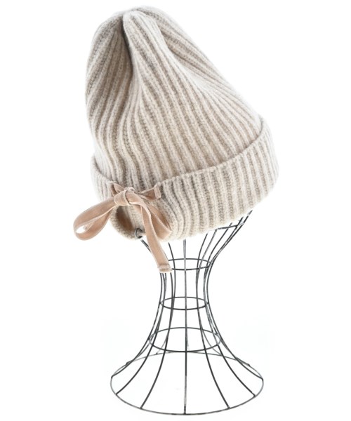 odds（オッズ）ニットキャップ・ビーニー ベージュ サイズ:- レディース/2200667213210