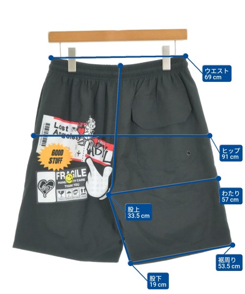 STUD MUFFIN（スタッドマフィン）ショートパンツ 黒 サイズ:-(XS位) メンズ/2200683894141