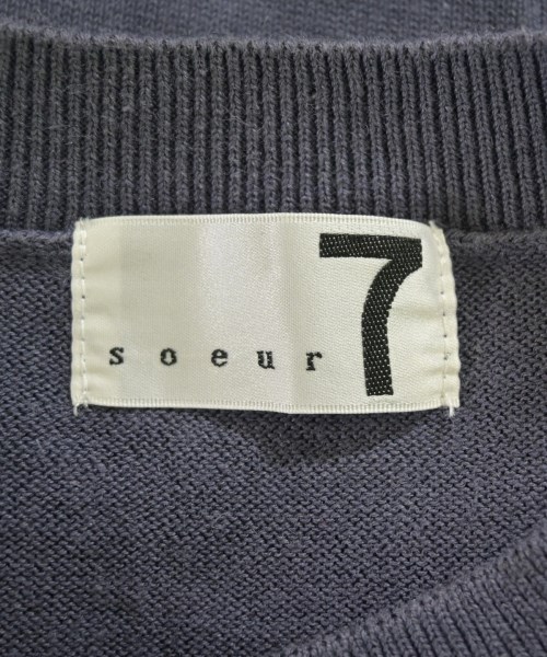 soeur7（スール）ニット・セーター 紺 サイズ:9(M位) レディース/2200713449037