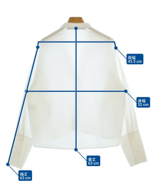 Enza Costa（エンザコスタ）ブラウス 白 サイズ:0(XS位) レディース/2200665142031