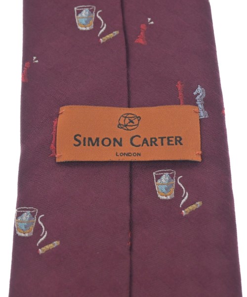 SIMON CARTER（サイモンカーター）ネクタイ 赤 サイズ:- メンズ/2200632450046