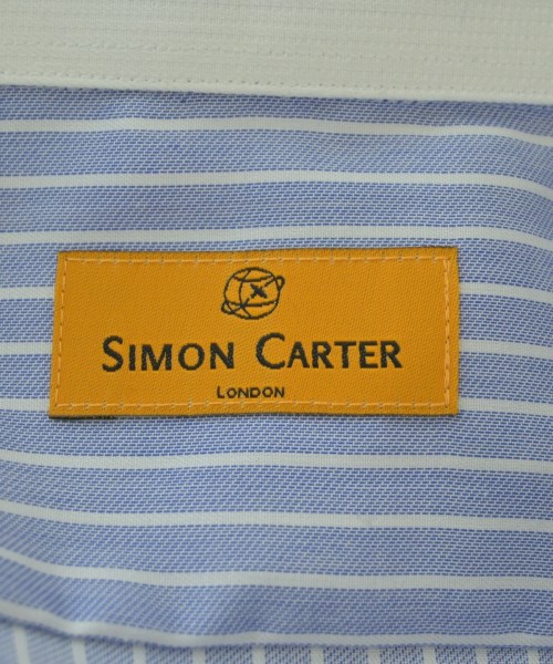 SIMON CARTER（サイモンカーター）ドレスシャツ 青 サイズ:43(XXL位) メンズ/2200683261028