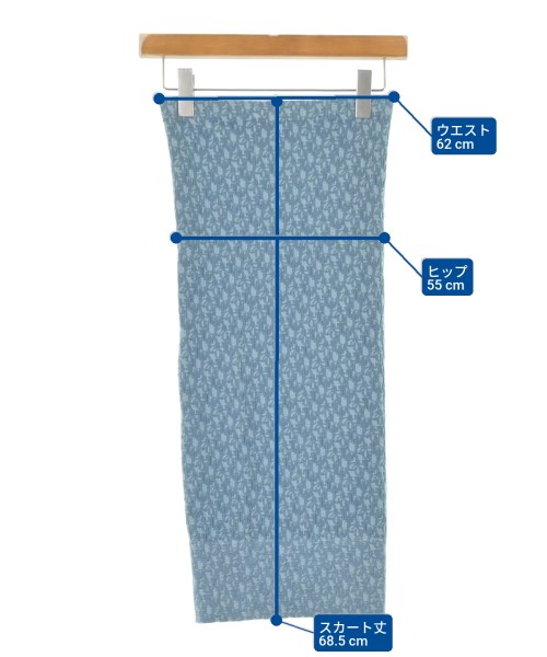 Wolford（ウォルフォード）ロング・マキシ丈スカート 青 サイズ:SF レディース/2200631142805