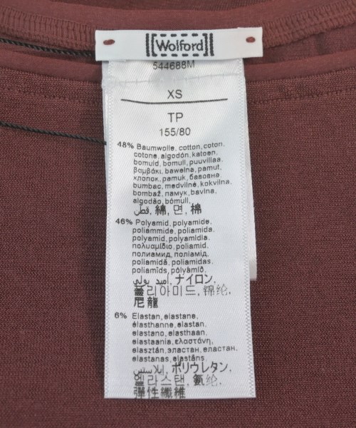 Wolford（ウォルフォード）Tシャツ・カットソー 茶 サイズ:XS レディース/2200631227175