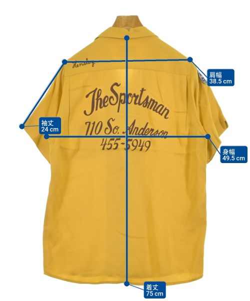 King Louie（キングルイ）カジュアルシャツ 黄 サイズ:M メンズ/2200598594303