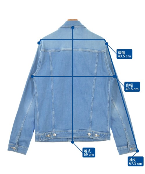 JACK&JONES（ジャックアンドジョーンズ）デニムジャケット 青 サイズ:S メンズ/2200613207010
