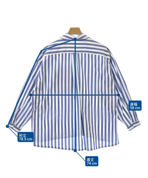 D'agilita（ダジリータ）カジュアルシャツ 青 サイズ:38(M位) レディース/2200627118074