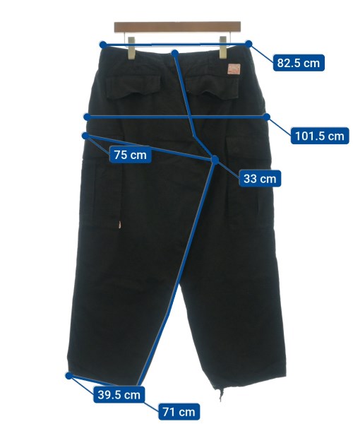 HINSON（ヒンソン）カーゴパンツ 黒 サイズ:M メンズ/2200502423156