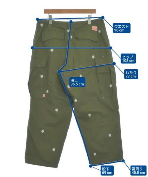 HINSON（ヒンソン）カーゴパンツ カーキ サイズ:L メンズ/2200609480359