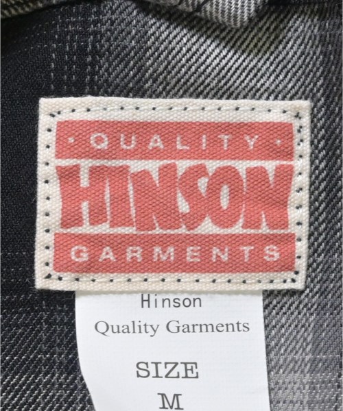 HINSON（ヒンソン）カジュアルシャツ 黒 サイズ:M メンズ/2200695909024