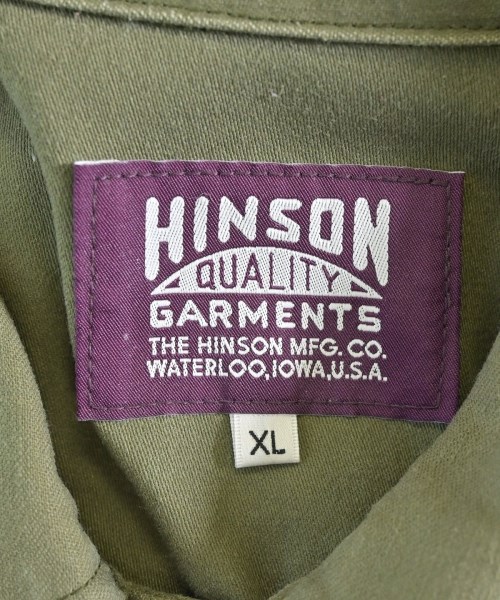HINSON（ヒンソン）カジュアルシャツ カーキ サイズ:XL メンズ/2200696245015