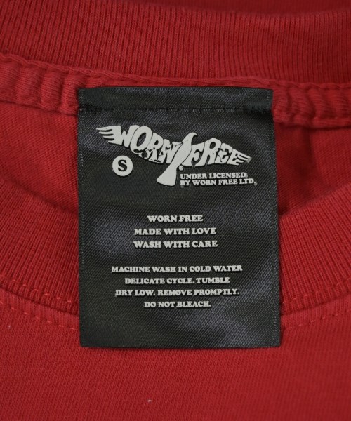WORN FREE（ウォーンフリー）Tシャツ・カットソー 赤 サイズ:S レディース/2200723409106